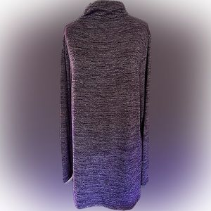 Lands’ End Purple Heather Turtleneck Size Large